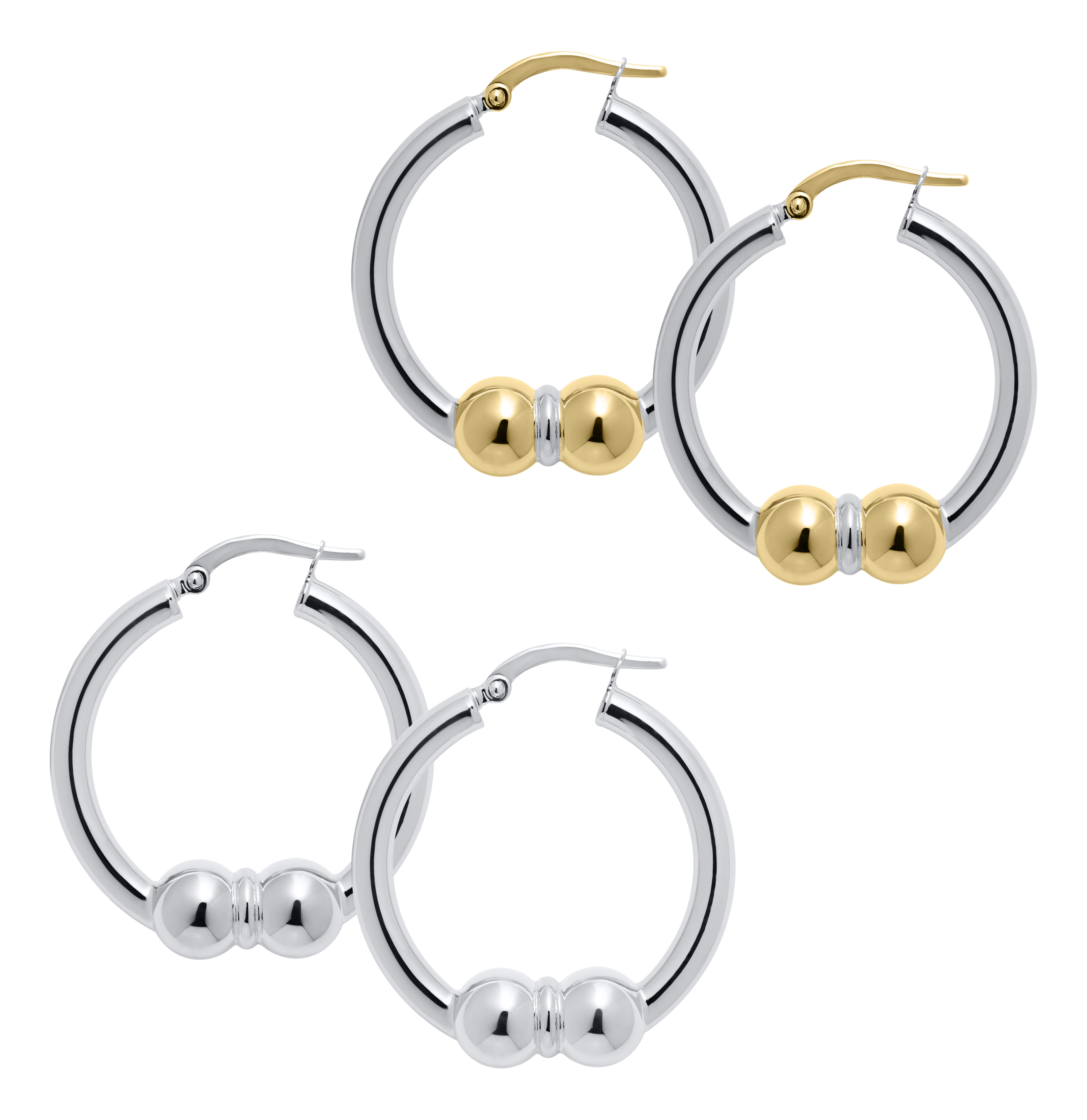 Amazon.com: 14k Yellow Gold Ball Stud Earrings with Secure and Comfortable  Screw Backs (3mm): Clothing, Shoes & Jewelry